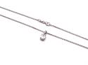 9ct Oval Laboratory Grown Diamond Pendant & Chain