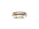 9ct Yellow Gold Patterned Wedding Ring