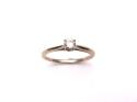 18ct White Gold Diamond Solitaire Ring