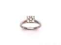 9ct White Gold Diamond Cluster Ring