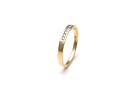 9ct Yellow Gold Diamond 1/2 Eternity Ring