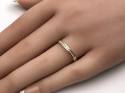 9ct Yellow Gold Diamond 1/2 Eternity Ring