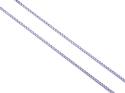 9ct White Gold Fine Curb Chain 20 Inch