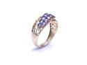 9ct Tanzanite Crossover Ring