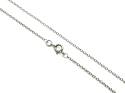 18ct White Gold Trace Chain