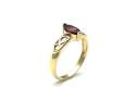 9ct Yellow Gold Rhodolite Garnet Ring