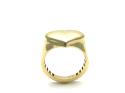 9ct Yellow Gold Plain Heart Ring