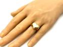 9ct Yellow Gold Plain Heart Ring