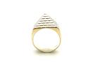 9ct Yellow Gold Pyramid Ring