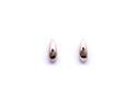 9ct Domed Teardrop Stud Earrings