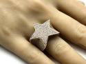 9ct Yellow Gold CZ Star Ring