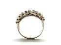 9ct Yellow Gold 5 Row Keeper Ring