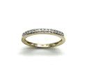 9ct Yellow Gold Diamond Eternity Ring