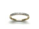 9ct Yellow Gold Diamond Eternity Ring