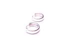 Silver Plain Small Huggy Hoop Earrings