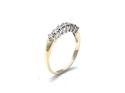 9ct Yellow Gold Diamond 7 Stone Ring