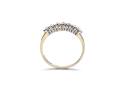 9ct Yellow Gold Diamond 7 Stone Ring