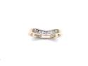 9ct Diamond Wishbone Eternity Ring