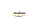 18ct Yellow Gold Diamond 7 Stone Ring