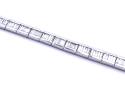 18ct White Gold Baguette Diamond Bracelet 2.85ct