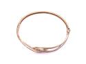 9ct Yellow Gold Diamond Bangle