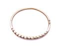 9ct Yellow Gold Diamond Bangle 0.15ct