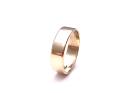 9ct Yellow Gold Flat Wedding Ring 7mm