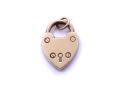 9ct Yellow Gold Heart Charm