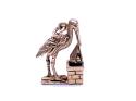 9ct Yellow Gold Stork Charm