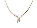 9ct Yellow Gold Diamond Necklet