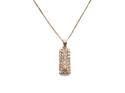 9ct Yellow Gold Diamond Pendant & Chain