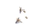 9ct Yellow Gold Diamond Earrings