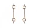 18ct Yellow Gold Diamond Earrings