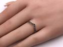 Silver Marcasite Wishbone Ring