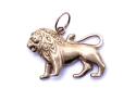 9ct Yellow Gold Lion Charm