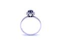 18ct White Gold Sapphire & Diamond Ring