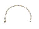 9ct Yellow Gold Diamond Bracelet