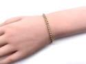 9ct Yellow Gold Diamond Bracelet