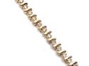 9ct Yellow Gold Diamond Bracelet