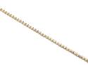 9ct Yellow Gold Diamond Bracelet