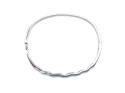 18ct White Gold Diamond Bangle