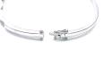 18ct White Gold Diamond Bangle