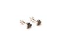 Silver Marcasite Heart Cluster Earrings