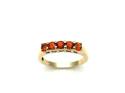 9ct Mandarin Garnet Eternity Ring