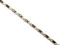 9ct Yellow Gold Garnet Bracelet