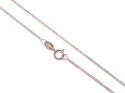 9ct Yellow Gold Fine Curb Chain 16-18 Inch