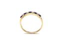 9ct Yellow Gold Sapphire & Diamond Eternity Ring