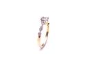 9ct Yellow Gold Aquamarine & Diamond Ring