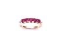 9ct Yellow Gold Ruby & Diamond Eternity Ring