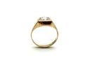 9ct Yellow Gold CZ Solitaire Ring